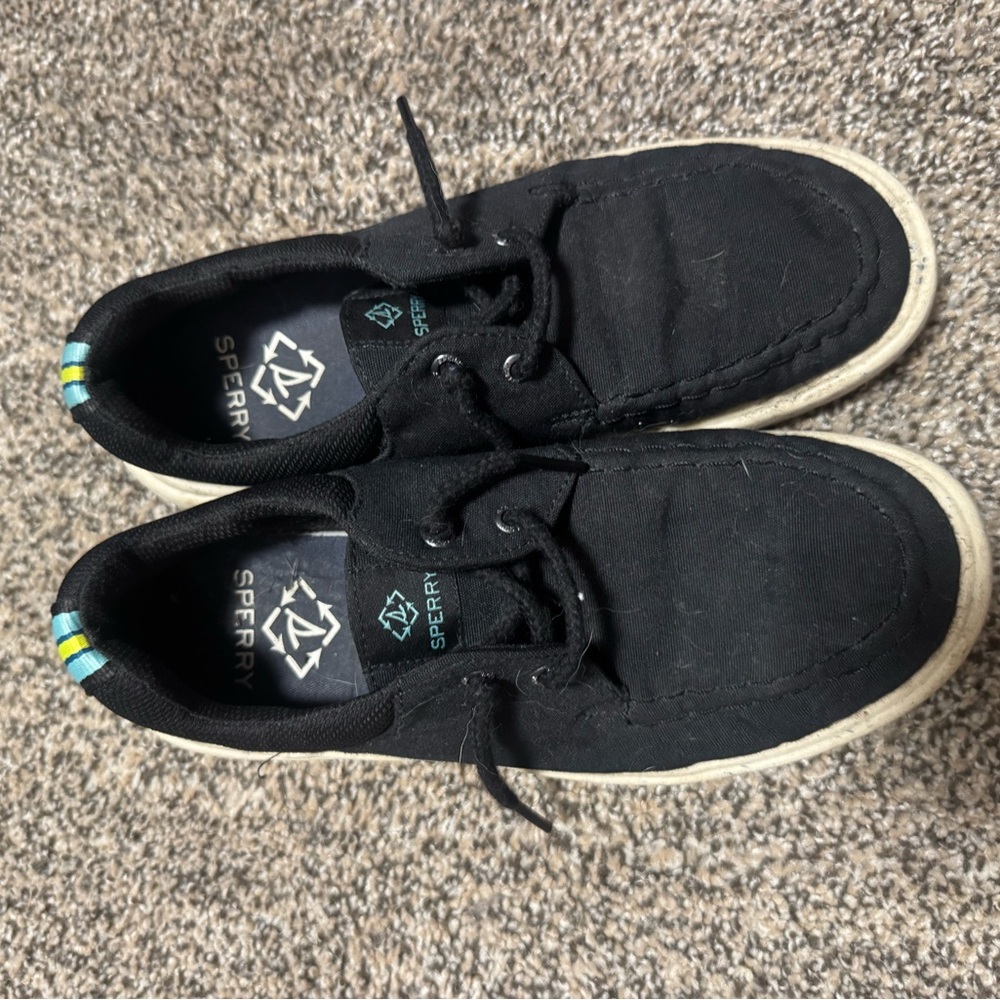 Sperry Black Boat Shoes